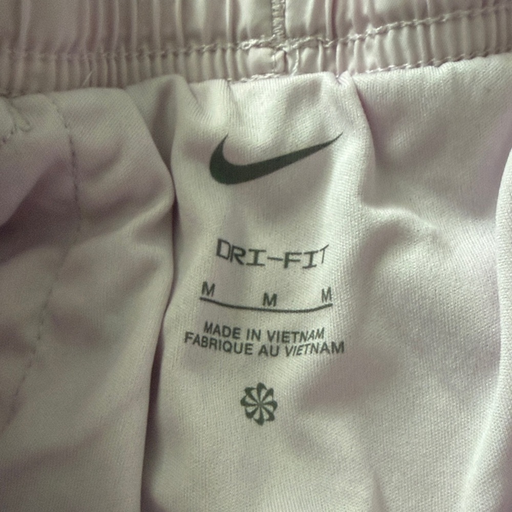 Nike Women's Light Pink Athletic Shorts - Picture 2 of 5